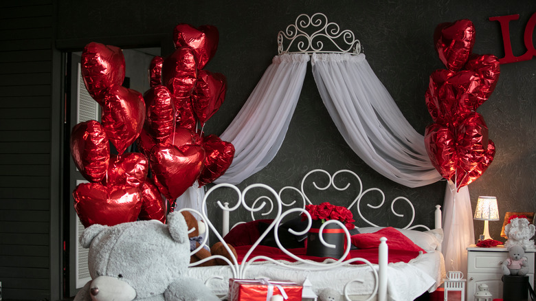 valentines day bedroom decor