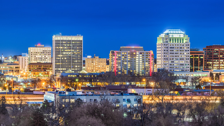 Downtown view of Colorado Springs