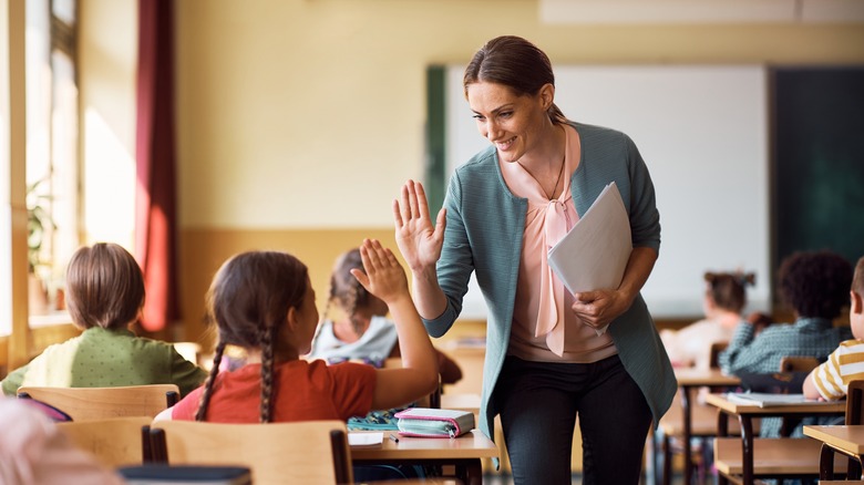 Students in school