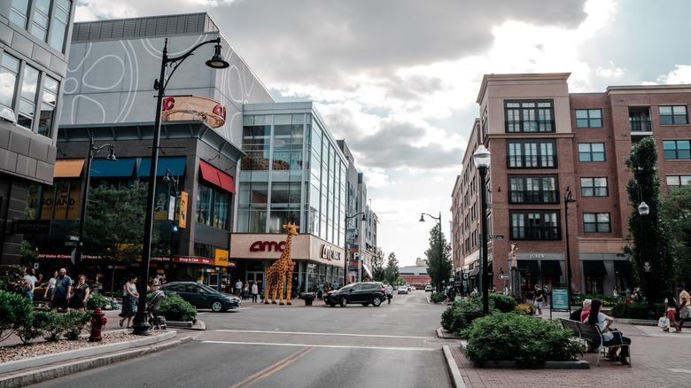 downtown Somerville, Massachusetts