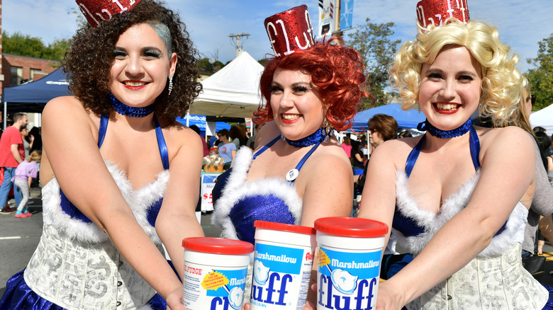 fluff festival cheerleaders