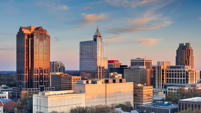 Downtown view of Raleigh, NC