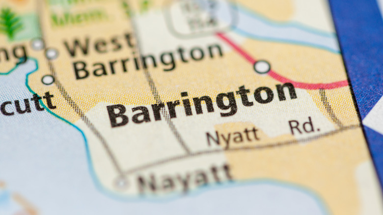 Barrington on the map