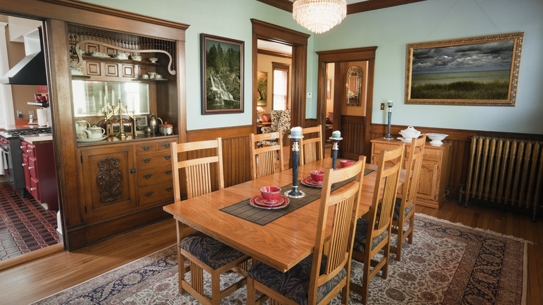 Victorian style dining room