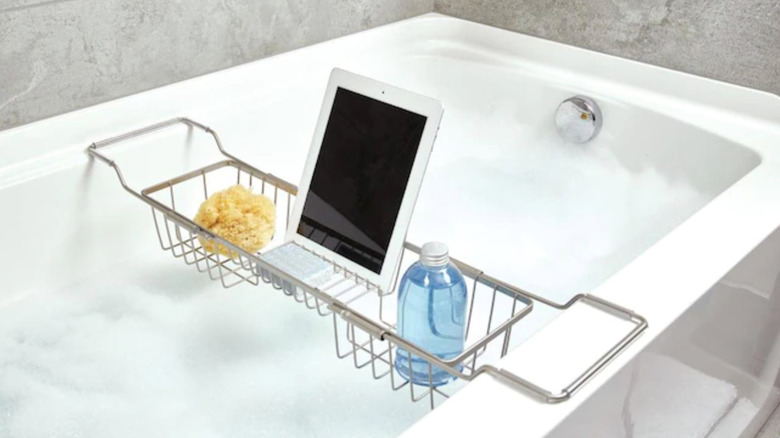 bathtub rack