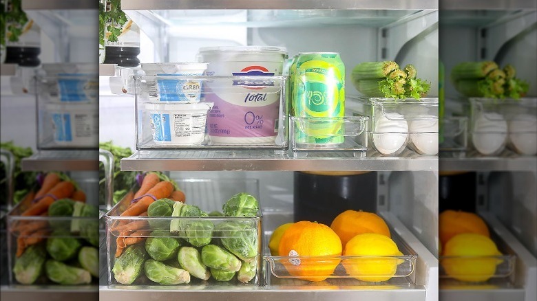 fridge organizing trays