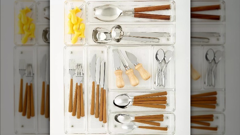 cutlery tray organizer