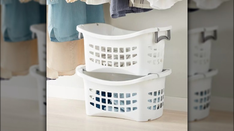 Sterilite Stacking Laundry Basket