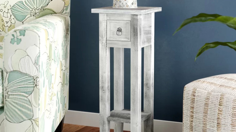 tall side table