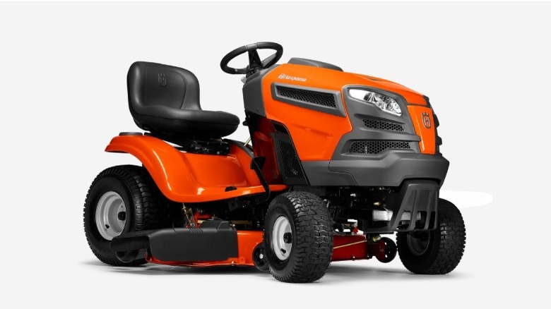 Husqvarna orange lawn mower