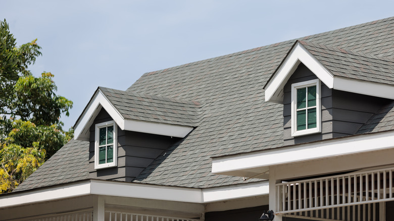 A house has stain-free shingles