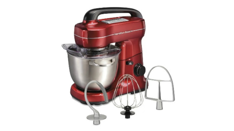 Hamilton Beach red stand mixer