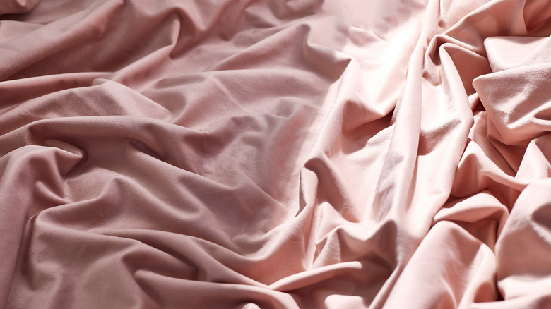 Pink bed sheets