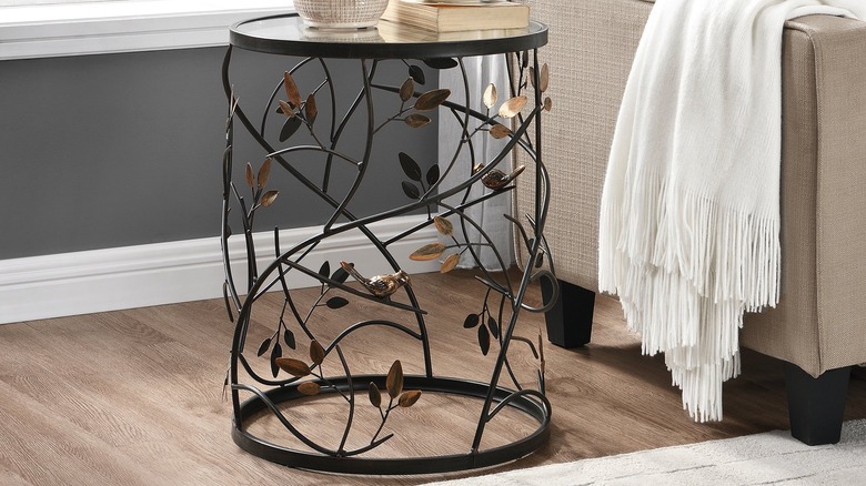 nature inspired side table