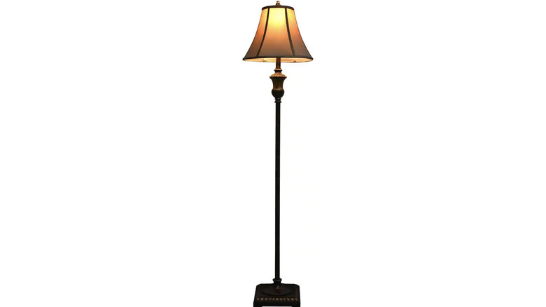 gold bronze floor lamp