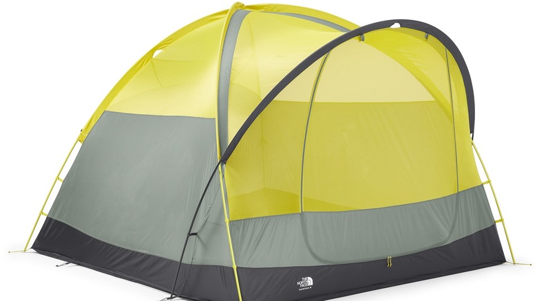 grey tent from The North Face