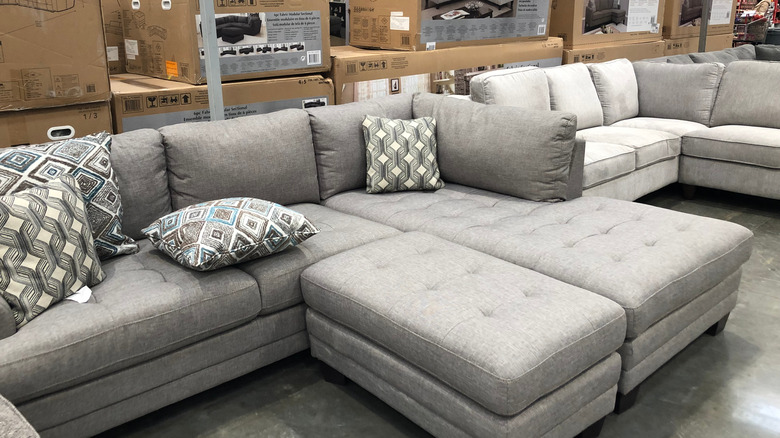 Costco warehouse couch 