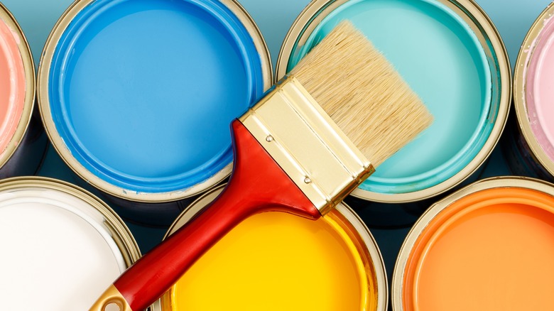 variety of interior paints