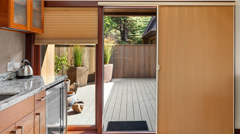 Sliding patio door