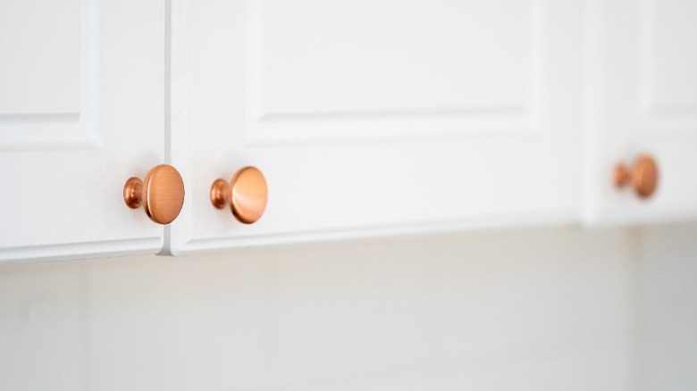 copper kitchen cabinet knobs