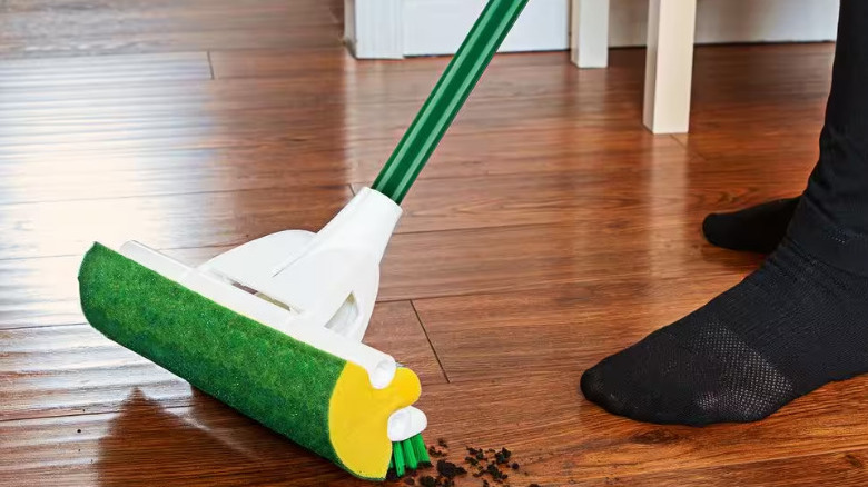 rounded sponge mop