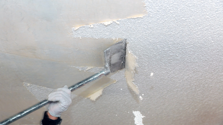 popcorn ceiling removal