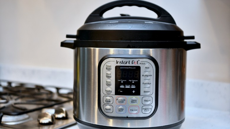 Instant Pot by stove