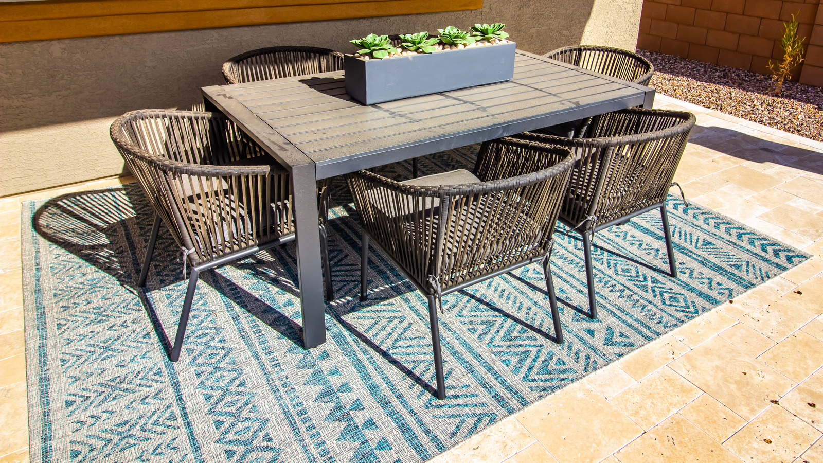 Tips for outdoor patio care + How to clean outdoor rugs. - In Honor Of  Design