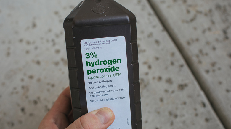 hydrogen peroxide bottle