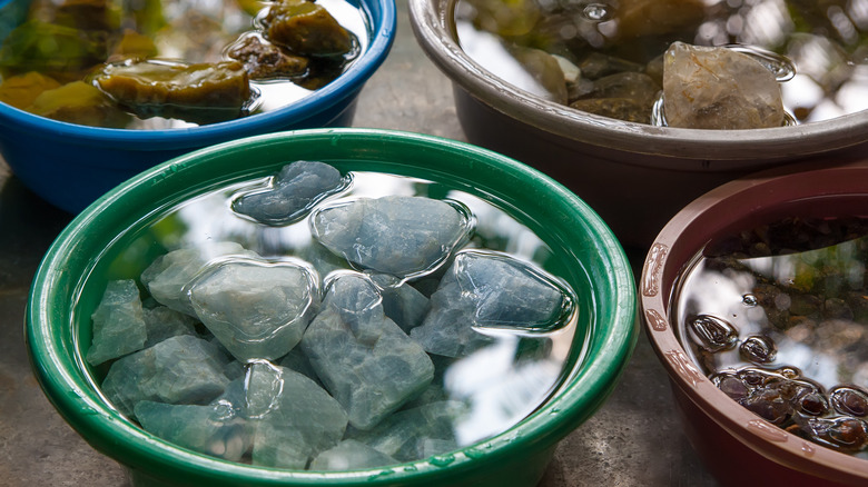 Soaking different crystals