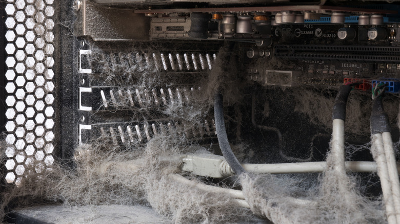 dusty coils and wires 