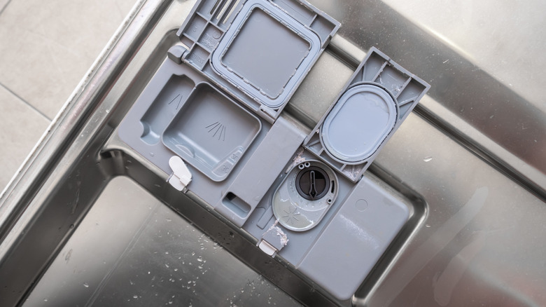 Washer dispenser drawer