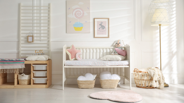 Nursery furniture growing with baby