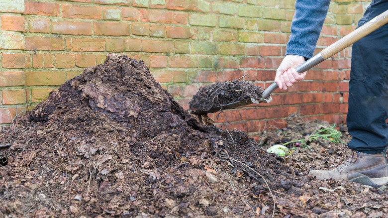 turning compost