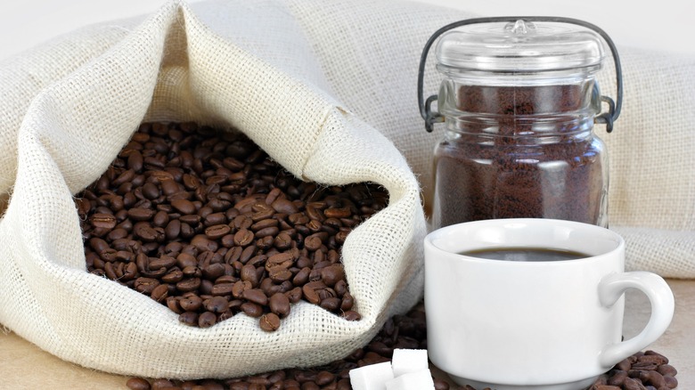 Coffee in a jar