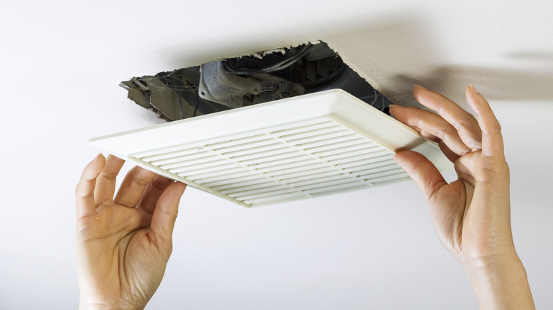 How To Take Off A Bathroom Vent Cover