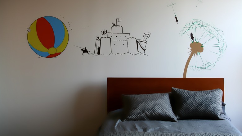 Beach inspired wall decals 