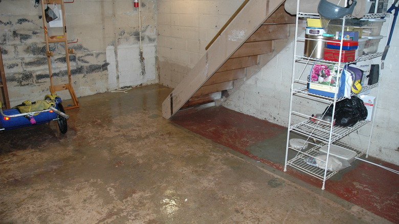 aftermath of basement flooding