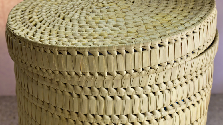 large woven basket