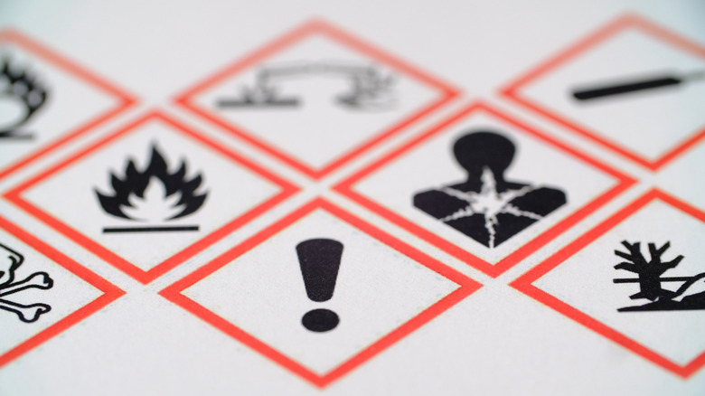 hazardous chemical warnings