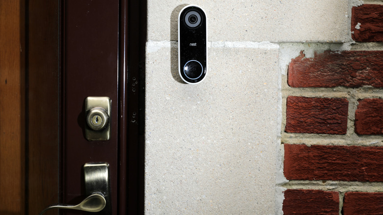 home with Nest doorbell camera