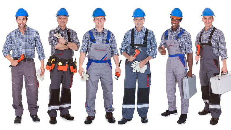 Group of plumbers