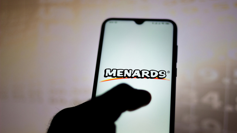 Menards app on phone
