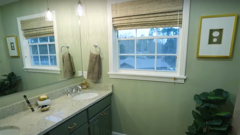 Bathroom designed by Erin Napier