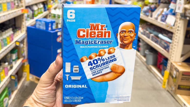 Mr. Clean Magic Eraser packaging