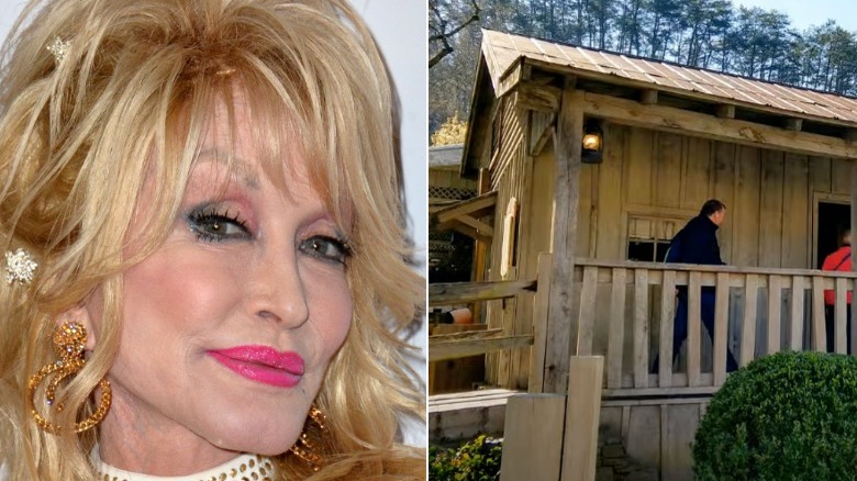 Dolly Parton and one-bedroom Tennessee cabin