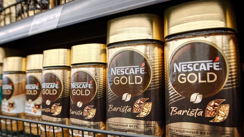 Nescafé coffee jars