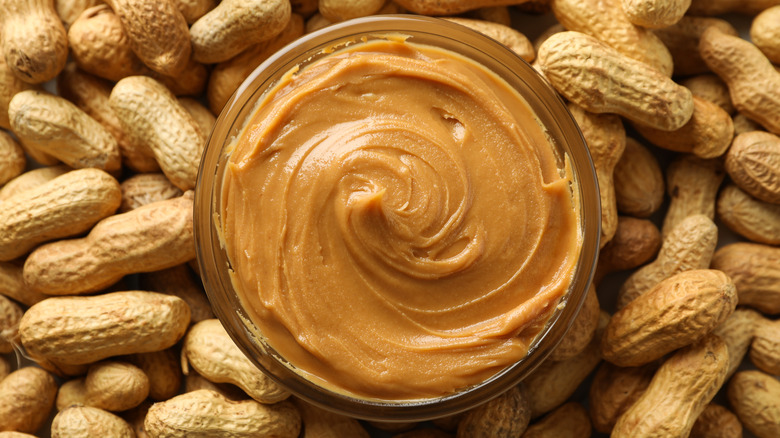 Bowl of peanut butter