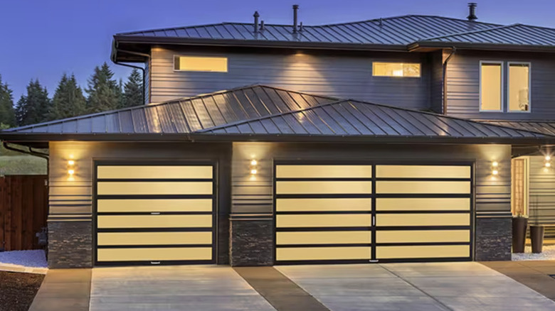 One of a wide range of garage doors offered by Costco and Amarr