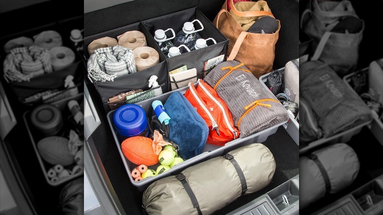 trunk organizer set up